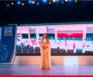 الرئيس السيسى يشاهد أغنية "على طول متجمعين" خلال افتتاح معرض إيديكس 2025