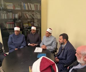 وفد الأزهر يلتقي مسئولي المفوضية الإسلامية بإسبانيا لبحث احتياجاتهم العلمية والتعليمية