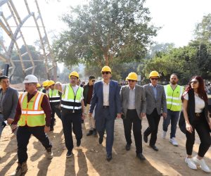 محافظ الجيزة يتفقد نسب التنفيذ بمشروع تطوير حديقة الحيوان