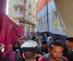 إقبال الناخبين بلجان دمنهور للتصويت في انتخابات مجلس النواب 