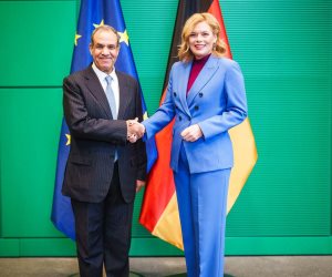 وزير الخارجية يلتقي مع رئيسة البرلمان الألماني "جوليا كلوكنر"