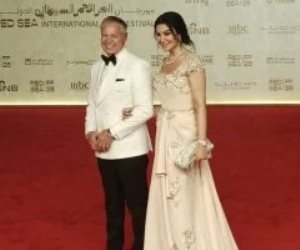 أروى جودة وزوجها بمهرجان البحر الأحمر فى أول ظهور بعد الزواج