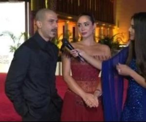 فى مهرجان البحر الأحمر .. محمد فراج بـ لوك مسلسله الجديد بصحبة بسنت شوقى