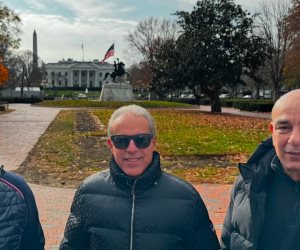 الدرندلى وحسام وإبراهيم حسن أمام البيت الأبيض قبل قرعة كأس العالم 2026