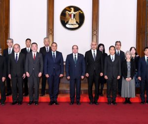 الرئيس السيسى يؤكد أهمية الشراكة مع الجانب اليابانى فى دعم العملية التعليمية