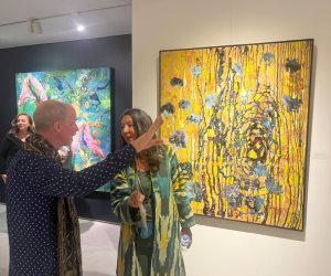 انطلاق معرض «همسات فجر جديد» للفنانة بريت بطرس غالي بجاليري بيكاسو