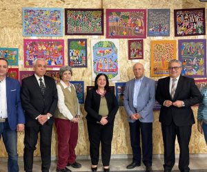 نائبة وزيرة التضامن تشهد ختام فعاليات معرض جمعية الصعيد للتربية والتنمية بالظاهر