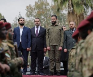 أحمد الشرع بالزى العسكرى لـ«السوريين»: أطيعونى ما أطعتُ الله فيكم