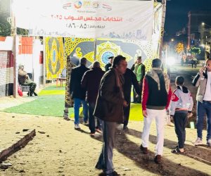 توافد الناخبين للتصويت في كوم حمادة رغم سوء حالة الطقس