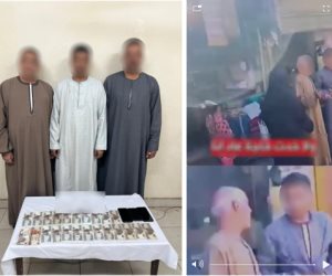 القبض على 3 ظهروا فى فيديو يوزعون أموال لصالح مرشح على الناخبين بدائرة إسنا فى الأقصر