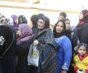 طوابير أمام لجان البساتين للإدلاء بأصواتهم فى انتخابات مجلس النواب