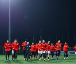 منتخب مصر يختتم تدريباته استعدادا لمواجهة زيمبابوى غدا.. صور