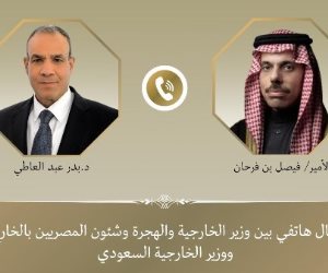اتصال هاتفي بين وزير الخارجية ونظيره السعودي