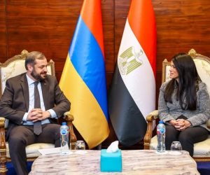 وزيرة التخطيط تعقد جلسة مباحثات مع وزير الاقتصاد الأرميني لمناقشة الشراكة الاقتصادية بين البلدين