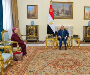 الرئيس السيسي: الدولة المصرية توفر كل الدعم اللازم لضمان نجاح «ياسمين فؤاد» في أداء مهامها