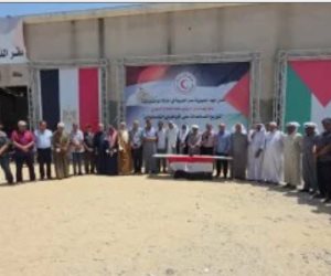 اللجنة المصرية لإغاثة أهالي غزة تقف دقيقة حدادا على أرواح الشهداء