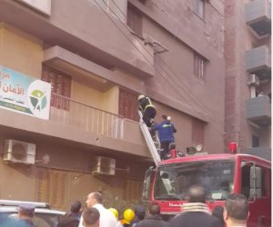 ملحمة لرجال الإسعاف والحماية المدنية في حريق مركز علاج الإدمان ببنها.. صور