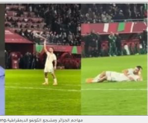 مهاجم الجزائر يعتذر لمشجع الكونغو: لم أكن أدرى ما يرمز إليه