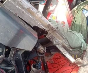 فزع في بدر.. حافلة تقتحم شقة وتصيب السائق وتثير الرعب داخل المنزل