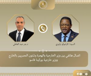 اتصال هاتفي بين وزير الخارجية ونظيره البوركيني 