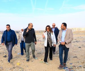 وزيرة التنمية المحلية والقائم بأعمال وزير البيئة تتفقد مقلب العبور وتوجه بغلقه نهائيًا بداية من أول إبريل القادم ومنع دخول المخلفات إليه