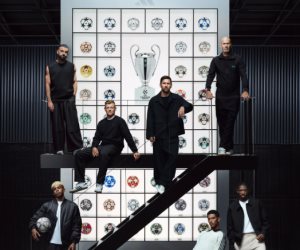 مشاركة محمد صلاح مع أساطير دورى أبطال أوروبا فى إعلان الكرة الجديدة.. صور