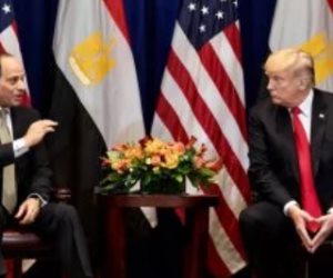 ترامب يبعث برسالة شكر للرئيس السيسى على جهوده في وقف إطلاق النار بغزة