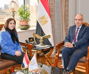 وزير الري يستقبل مساعد وزير الخارجية وأمين عام "الوكالة المصرية للشراكة من أجل التنمية"