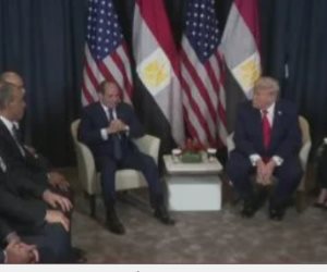 ترامب: الرئيس السيسي أحد ركائز ترسيخ السلام فى الشرق الأوسط
