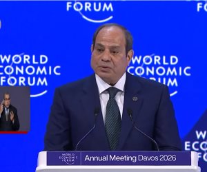 من دافوس.. السيسي يوجه نداء عالمي للحفاظ على النظام الدولي ويؤكد أن دعم الدولة الوطنية وحل عادل للقضية الفلسطينية أساس السلام والاستقرار