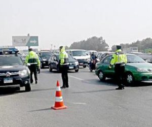 خدمات مرورية بالتزامن مع تنفيذ أعمال توسعة كوبرى مصر للطيران بالقاهرة