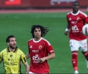 الدقيقة 68 .. مروان عثمان يسجل أول أهدافه بقميص الأهلى أمام وادى دجلة.. صور