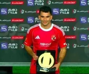 زيزو رجل مباراة الأهلى ووادى دجلة في دورى nile