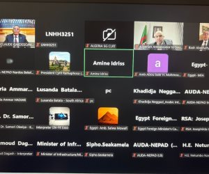 وزير الخارجية يشارك في الاجتماع الافتراضي للمبادرة الرئاسية لرواد البنية التحتية ويؤكد الدور المصري في دعم مشروعات الربط الإقليمي والتنمية القارية