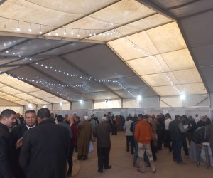 توافد أعضاء الجمعية العمومية لحزب الوفد إلى مقر الإنتخاب لإختيار رئيس جديد للحزب - صور