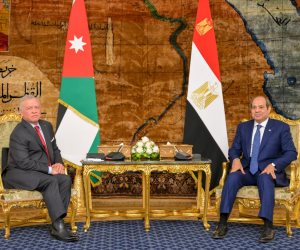 الرئيس السيسي والملك عبد الله يؤكدان على أهمية خفض التصعيد والتوتر الإقليمي للحفاظ على الاستقرار بالمنطقة