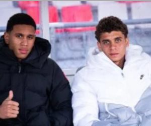 حمزة عبد الكريم يتابع برشلونة لأول مرة من الملعب قبل الظهور الرسمى