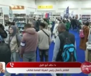 خالد أبو الليل لـ الساعة 6: رعاية الرئيس السيسى سر نجاح معرض القاهرة للكتاب
