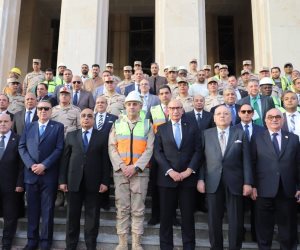 وزير العدل و رئيس المحكمة الدستورية العليا و رؤساء الجهات والهيئات القضائية يتفقدون مدينة العدالة بالعاصمة الجديدة