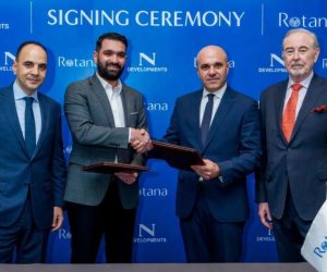 نواصي العقارية توقّع عقد إدارة وتشغيل مشروع «N LINE» مع مجموعة روتانا العالمية ضمن مشروع «NEST» بالقاهرة الجديدة