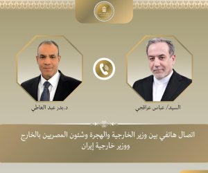 وزيرا خارجية مصر وإيران يبحثان المستجدات الإقليمية 