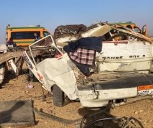 مصرع شخص وإصابة 25 آخرين إثر حادث مروري على طريق مصر الإسماعيلية الصحراوي