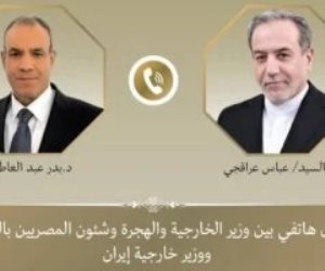 وزيرا خارجية مصر وإيران يبحثان المستجدات الإقليمية