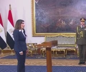 راندة المنشاوى تؤدى اليمين الدستورية وزيرًا للإسكان أمام الرئيس السيسى