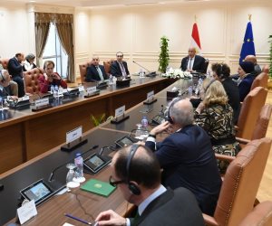 المستشار هشام بدوي، رئيس مجلس النواب، يستقبل سفراء دول الاتحاد الأوروبي في مصر