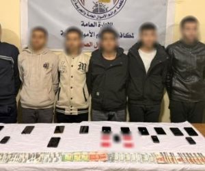 ضبط 8 أشخاص بالمنيا بتهمة النصب والاحتيال على المواطنين والاستيلاء على أموالهم