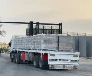 الهلال الأحمر المصرى يوفر 250 ألف سلة غذائية لغزة ضمن قافلة زاد العزة الـ140