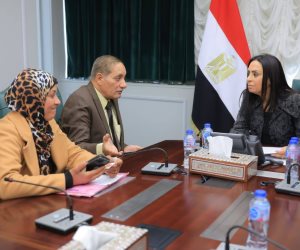 وزيرة التضامن الاجتماعي تلتقي عدداً من أعضاء مجلس النواب