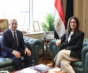 وزيرة الثقافة تلتقي رئيس الأكاديمية العربية لبحث تعزيز التعاون في التعليم والتدريب