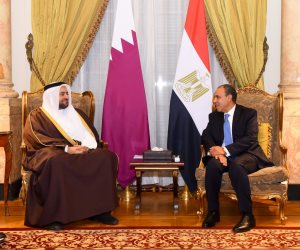 وزير الخارجية يلتقي وزير الدولة بوزارة الخارجية القطرية